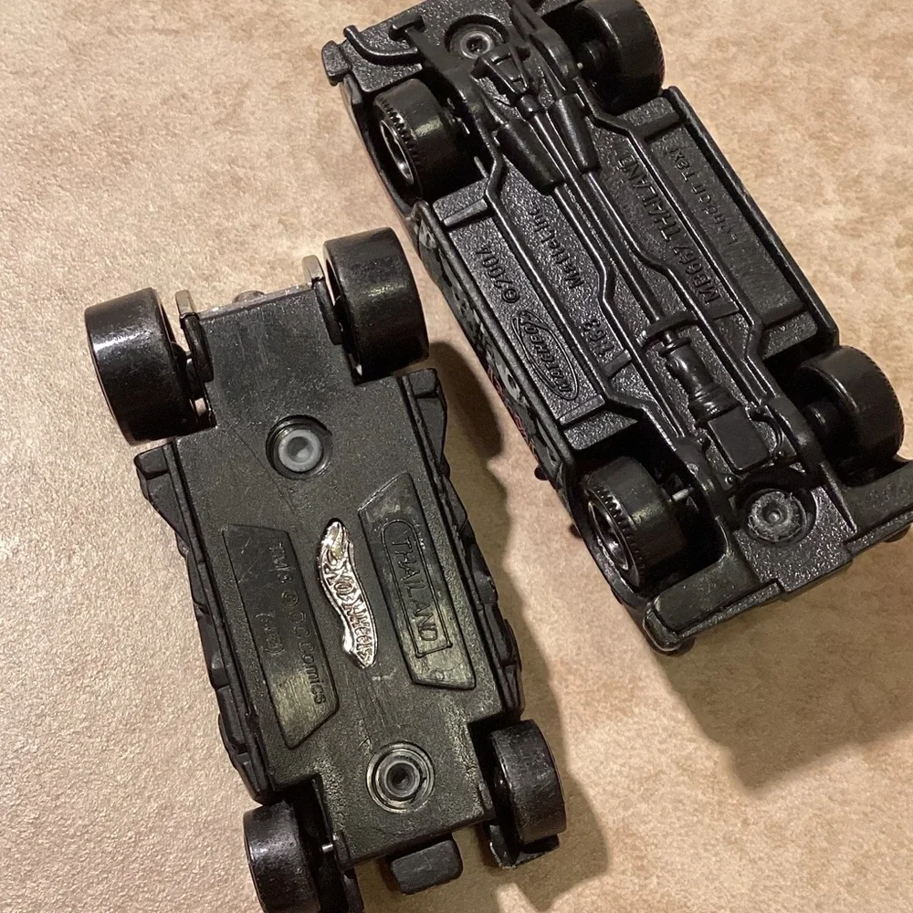 Mattel Two Black Cars